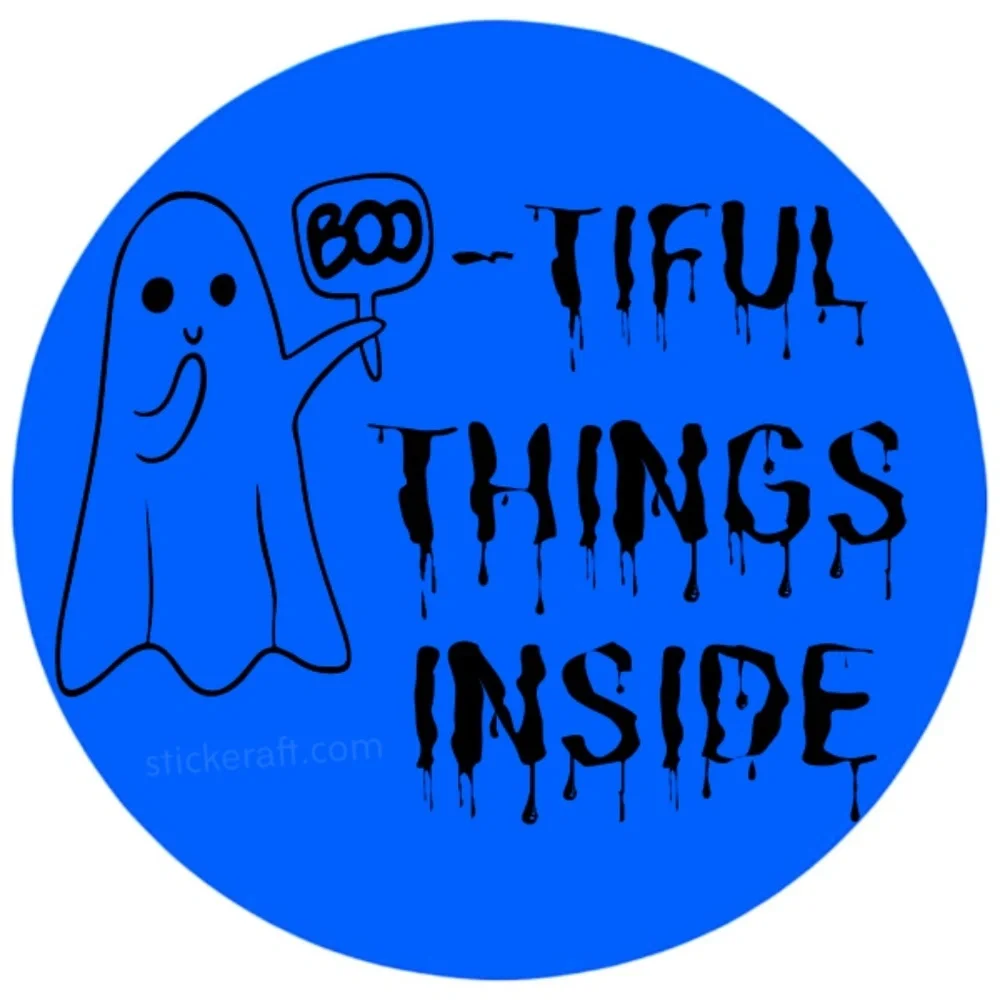 Bootiful Things Inside Stickers, Envelope Seals, Labels,13 colors to choose from